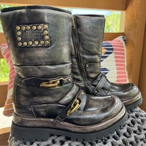 37/6.5-7 NEW AS98 DISTRESSED ICE MONSTER COMBAT BOOT